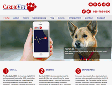 Tablet Screenshot of cardiovet.com